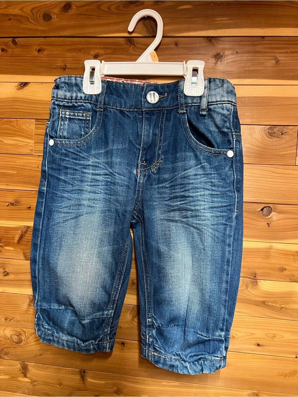 Desigual Kids Blue Washed Denim Jogger Shorts